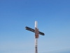 Крест на вершине Пика Черского